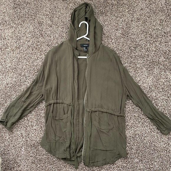 F21 Army green jacket - Picture 3 of 5